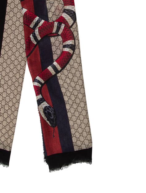 gucci scarf with snake|square gucci scarf.